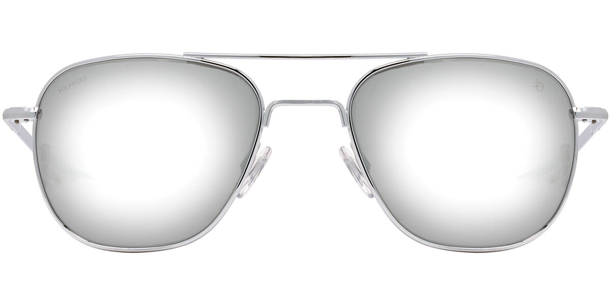 American Optical ORIGINAL PILOT Polarized 2SMNP メガネ フレーム - 男性用 - Silver