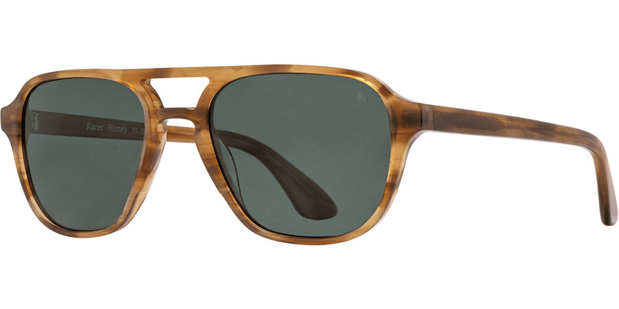 American Optical Racer Polarized 1GNN-P Pilot Honey Brown Horn ...