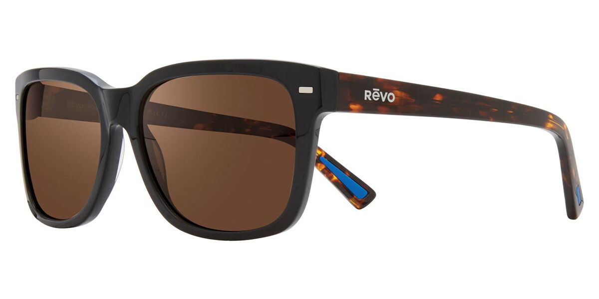 Photos - Sunglasses Revo RE 1104 TAYLOR Polarized 01BR Men's  Black Size 56 