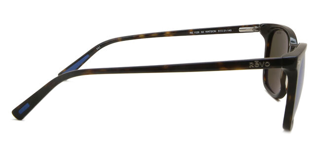 Revo RE 1129 WATSON Polarized 02H20 Square Dark Tortoise 