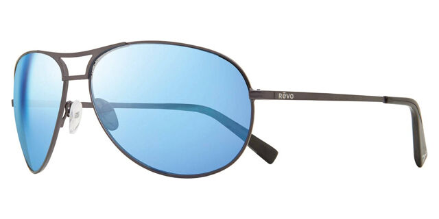 Revo PROSPER RE1139 aviators with blue mirrors NEW Revo PROSPER Matte Black Aviator POLARIZED Graphite Grey  main image 3