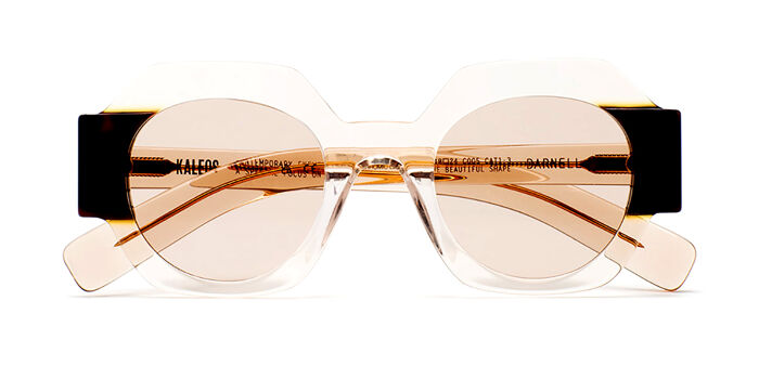 Kaleos Drake C4 Sunglasses Transparent Champagne Yellow Drake