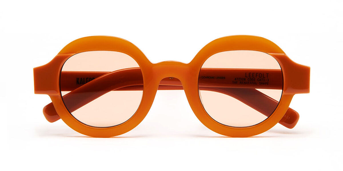 Kaleos Leefolt C2 Men's Sunglasses Orange Size 47
