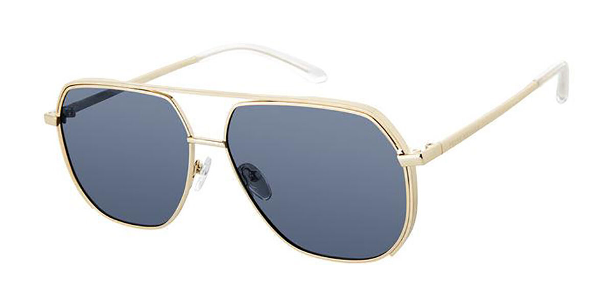 Privé Revaux FUEGO/S Polarized LKS/C3 Women's Sunglasses Gold Size 61