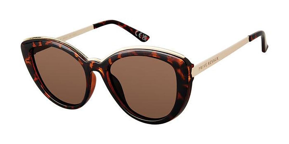 Privé Revaux SUNSET PLACE/S Polarized 086/SP Women's Sunglasses Tortoiseshell Size 55