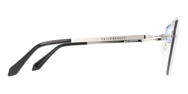 Prive Revaux Silver and Black Eyewear Prive Revaux Rand Womens Round Reading Glasses Gloss Black  main image 3