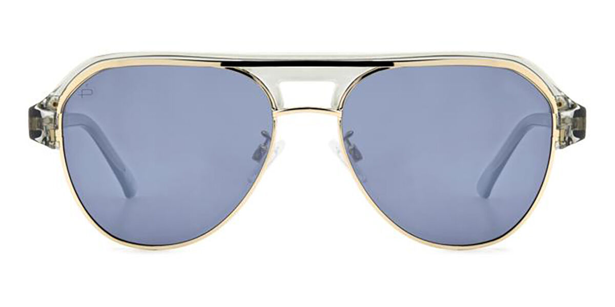 Priv&eacute; Revaux NIGHTCAP/S Polarized FT3/XN 58 Guldiga Solglas&ouml;gon M&auml;n
