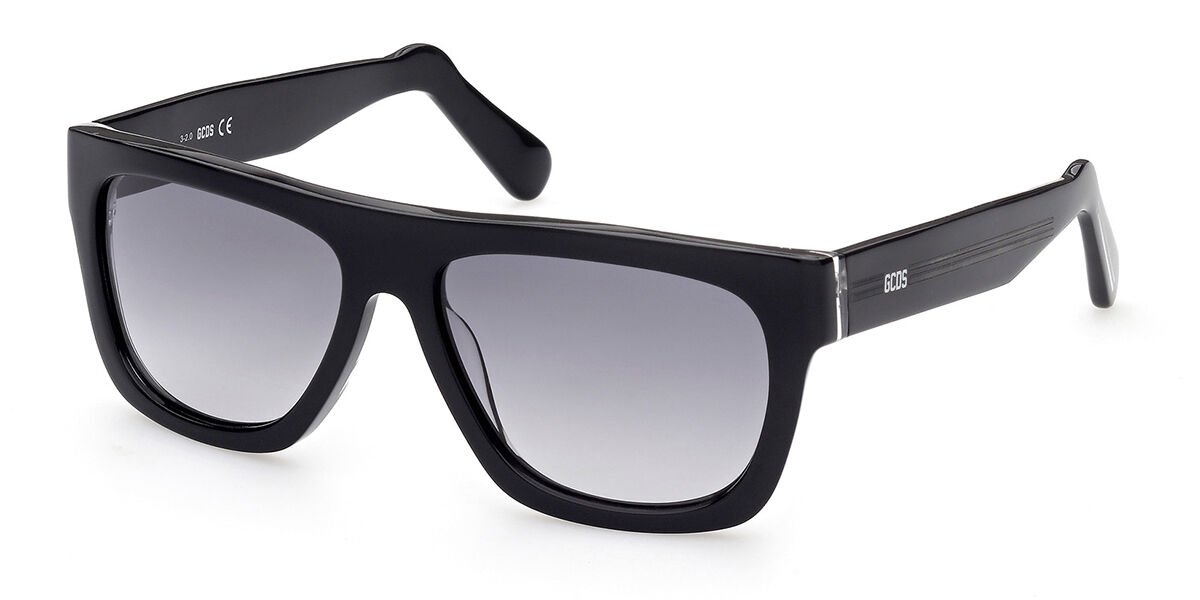Photos - Sunglasses GCDS GD0012 03B Men's  Black Size 57 