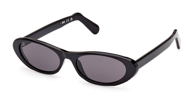 GCDS GD0021 01A Oval Shiny Black Sunglasses | SmartBuyGlasses US display picture 3