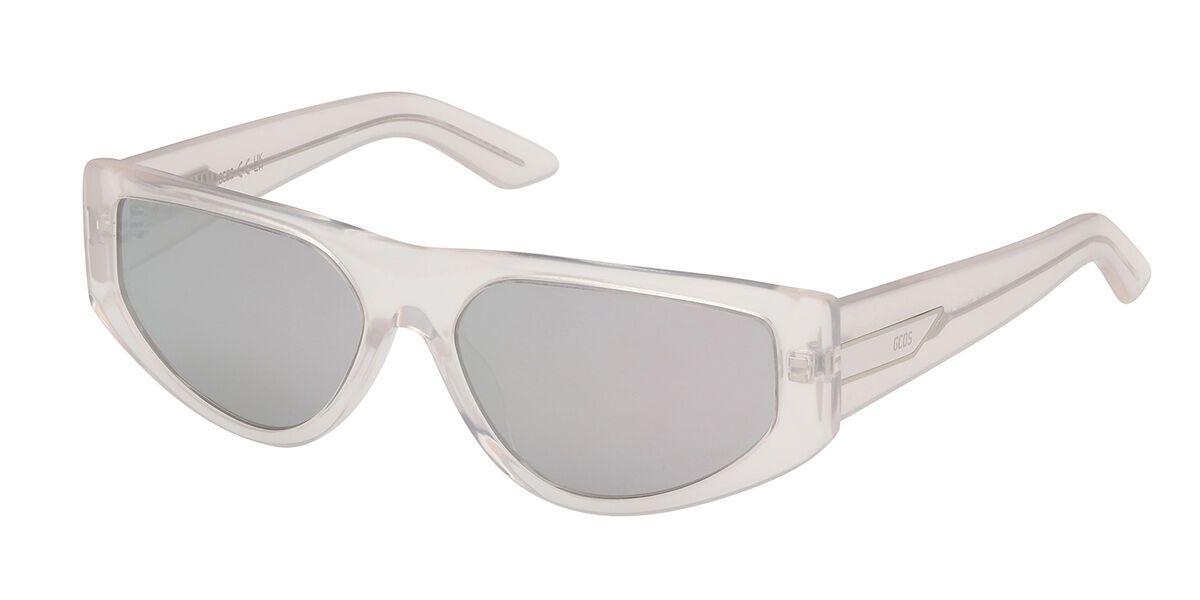 サングラス GCDS Woman Sunglasses Transparent GD0055/S 21C GD0055 sunglasses Transparent Pearly White | SmartBuyGlasses US