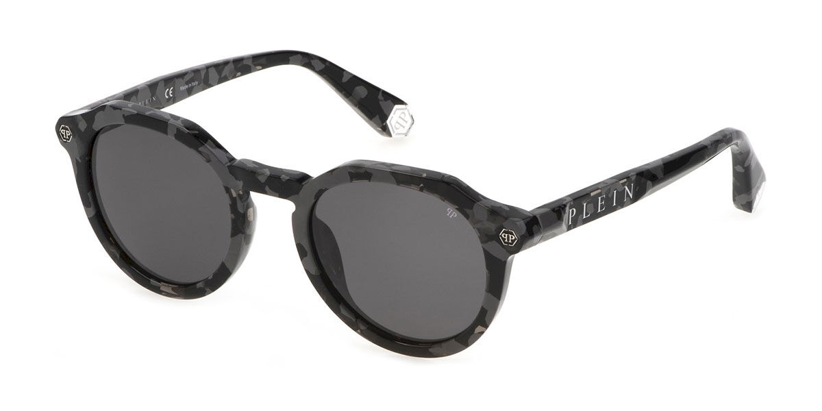 Philipp Plein SPP002M 721Y 51 Sk&ouml;ldpaddem&ouml;nstradeshell Solglas&ouml;gon M&auml;n