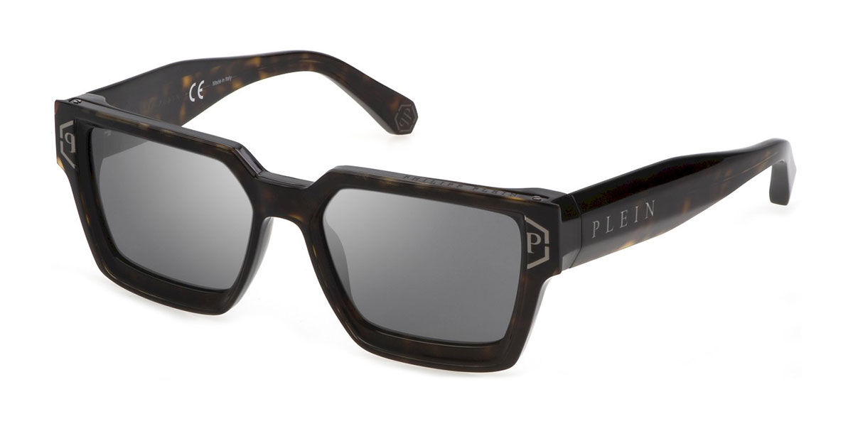 Philipp Plein SPP005M 722X Sunglasses in Dark Tortoise ...