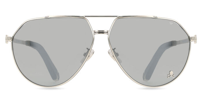 Philipp Plein SPP006M 890X Single Lens Striped Grey  display picture 1