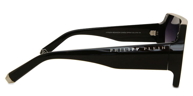 Philipp Plein SPP047 0700 Single Lens Black Sunglasses  display picture 2