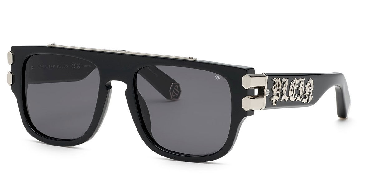 PHILIPP PLEIN SUNGLASSES Mod. SPP097S SHINY SHINY HAVANA