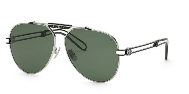 Philipp Plein Silver Aviators Sunglasses Aviator SILVER PLEIN SEVENTIES | Philipp Plein main image 4