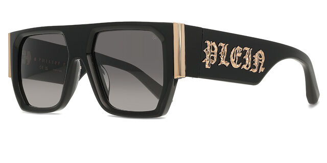 Philipp Plein SPP094M 0700 Square Shiny Black Gold  display picture 1