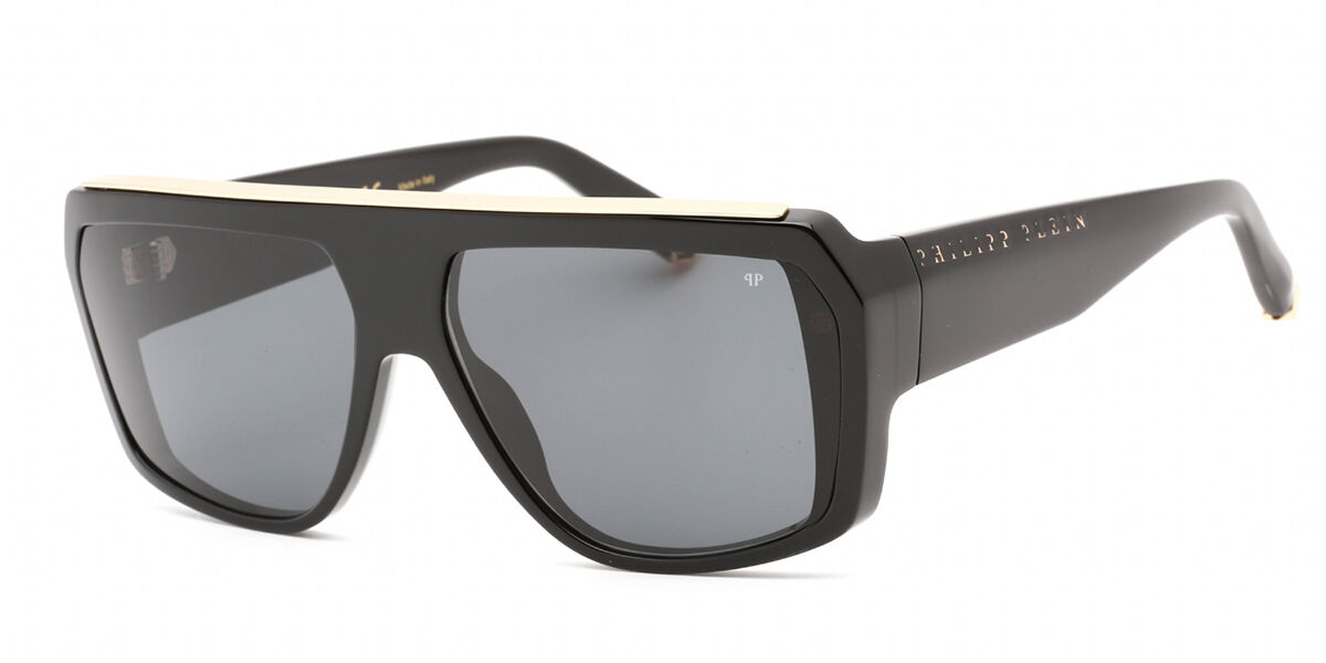 Philipp Plein SPP074 0700 Schwarze Damen Sonnenbrillen