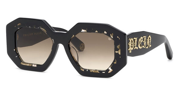 Philipp Plein Black and Gold Sunglasses Philipp Plein SPP119M Black Gold Sunglasses – Designer Daydream main image 3
