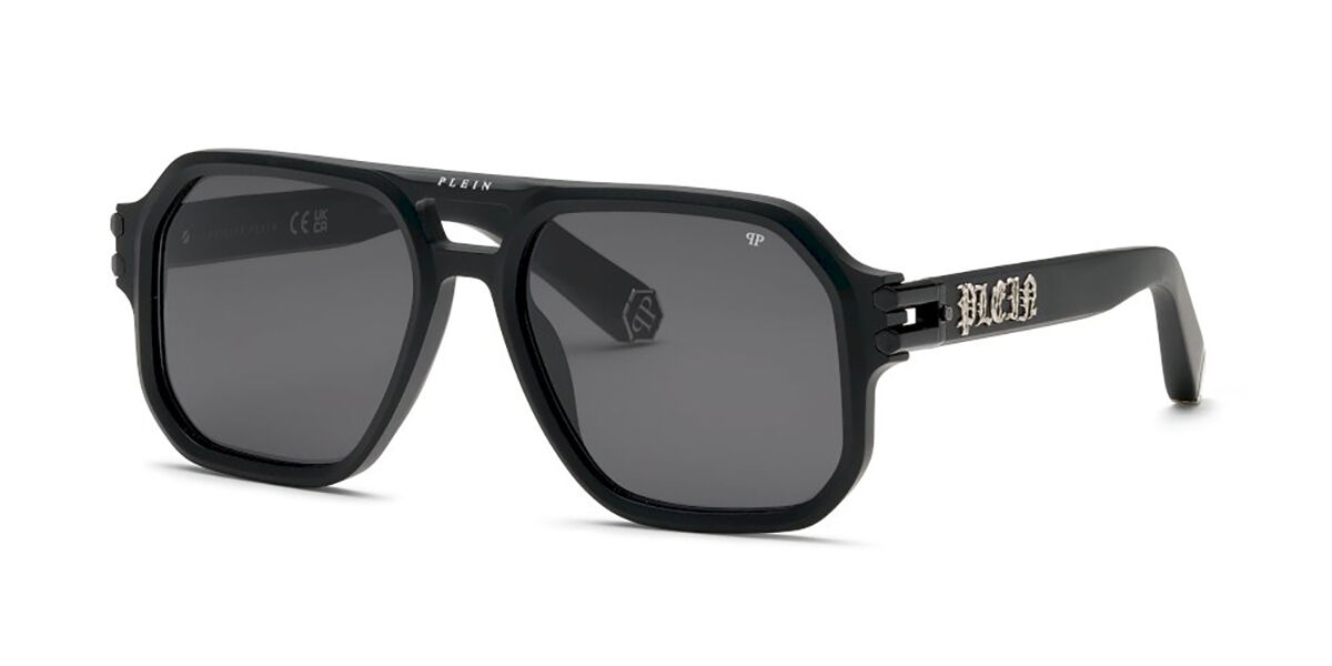 Image of Philipp Plein SPP148V 0703 Óculos de Sol Pretos Masculino PRT