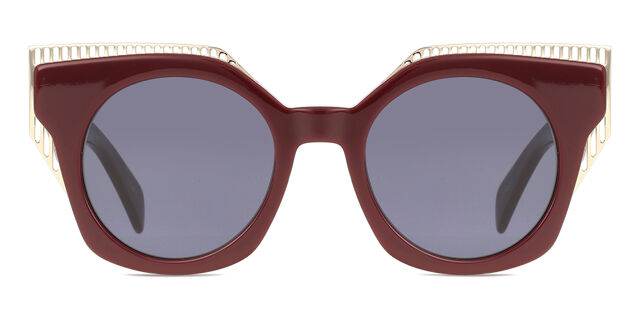 Oxydo O.NO 2.7 AU2 Oval Red/Gold Sunglasses | SmartBuyGlasses US display picture 3