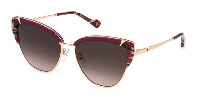 SYA157 ESTHER sunglasses Shiny Rose Gold/Tortoise/Purple  display picture 1