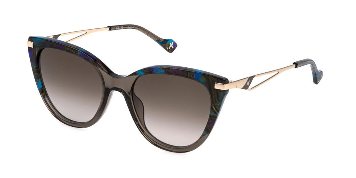 Yalea SYA216V ASTRID 0ALV 54 Gråa Solglasögon Kvinna