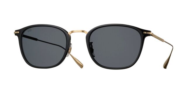 Eyevan Caldwell-Sun PBK Oval Black Sunglasses | SmartBuyGlasses 