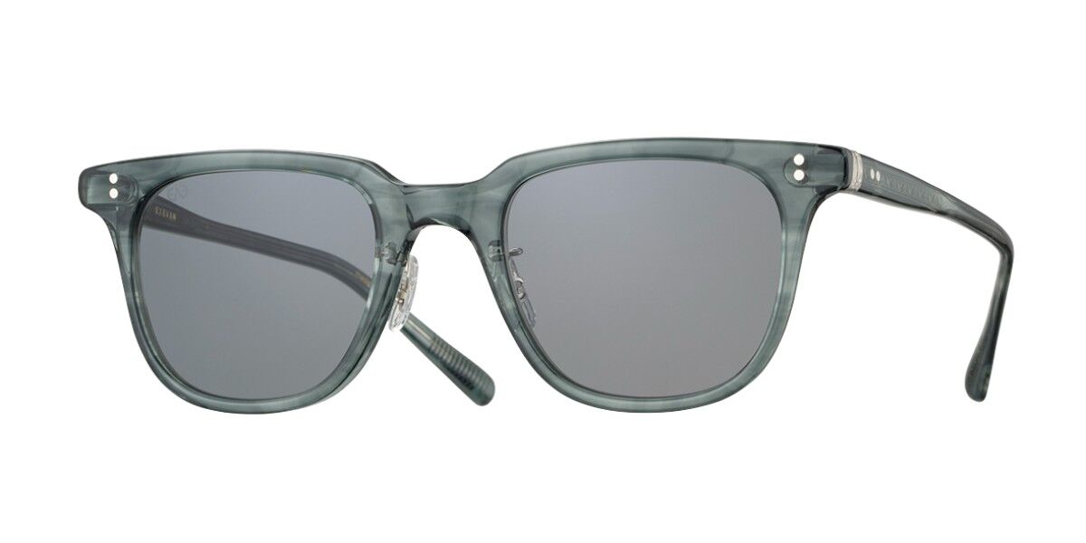 Franz サングラス Shiny Vintage Navy Blue Horn