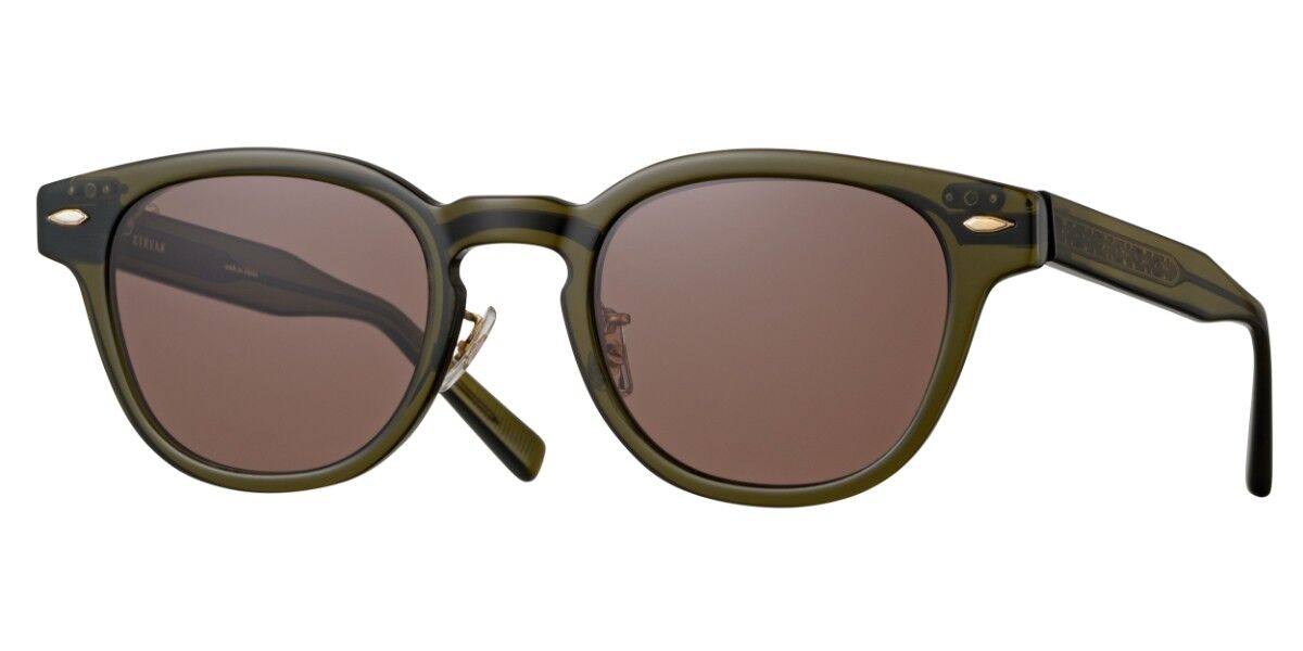 Image of Eyevan Webb-FP OD Óculos de Sol Masculino Verdes BRLPT