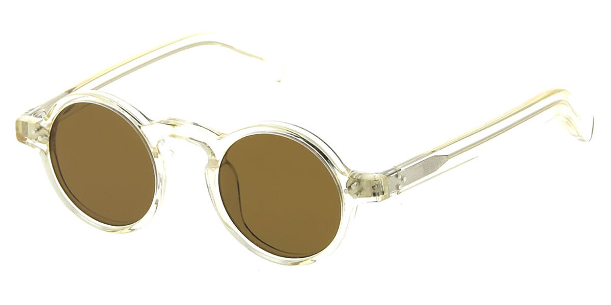 Lesca S.FREUD KAKI Sunglasses Striped Khaki Green VisionDirect Australia