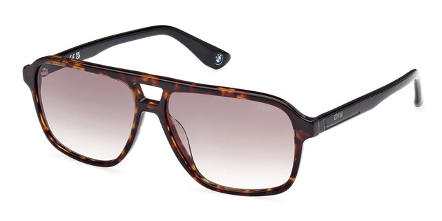BMW Tortoise Unisex Sunglasses BMW 0053H Sunglasses main image 4