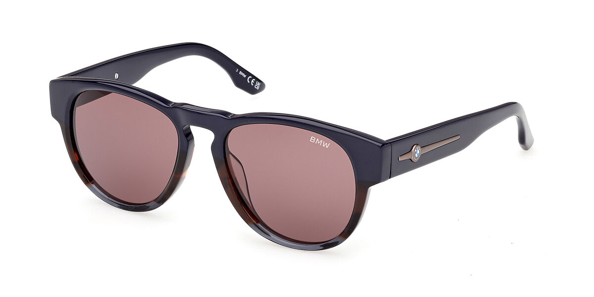 BMW BW0080-H 56J 53 Lunettes De Soleil Homme Ecailléesshell