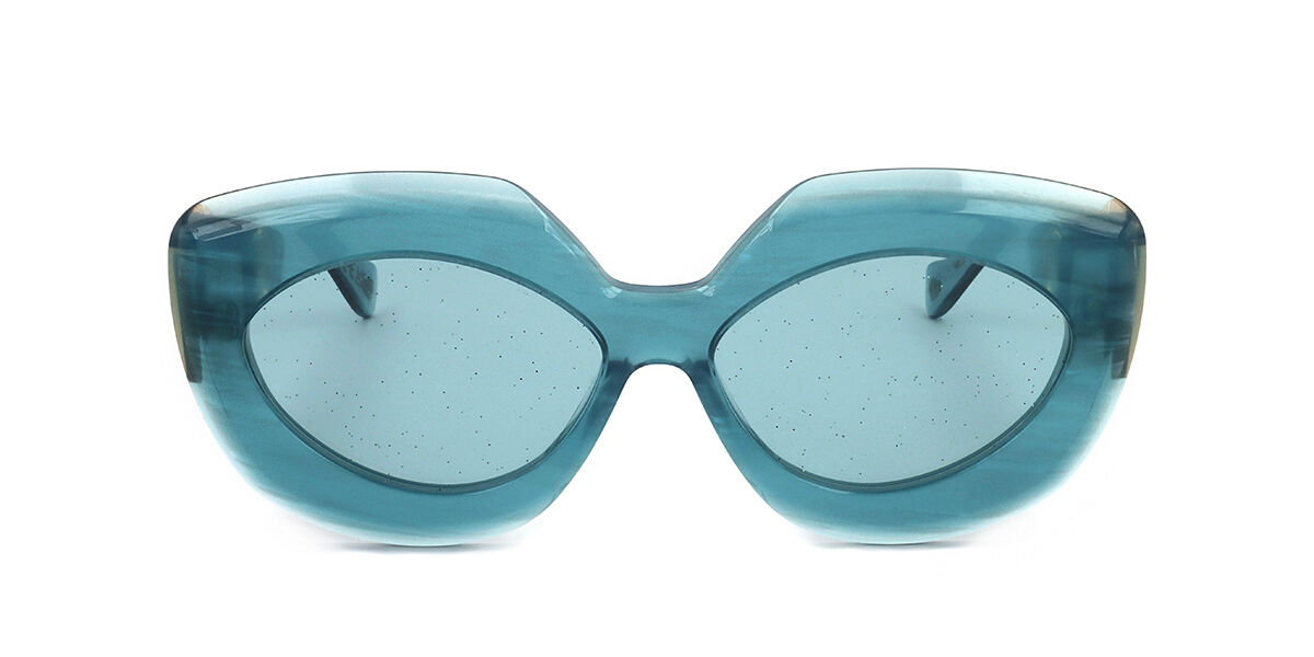 LOUIS VUITTON Mix It Up Round Sunglasses Blue Acetate. Size U