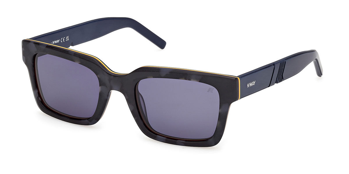 K-way Kw0001 55v Men's Sunglasses Tortoiseshell Size 52