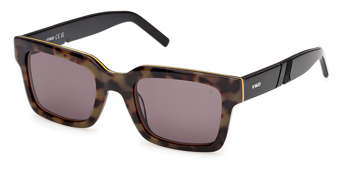 K-way Kw0001 56a Men's Sunglasses Tortoiseshell Size 52