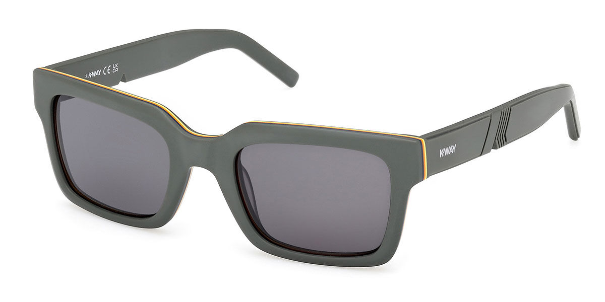 K-way Kw0001 97n Men's Sunglasses Green Size 52