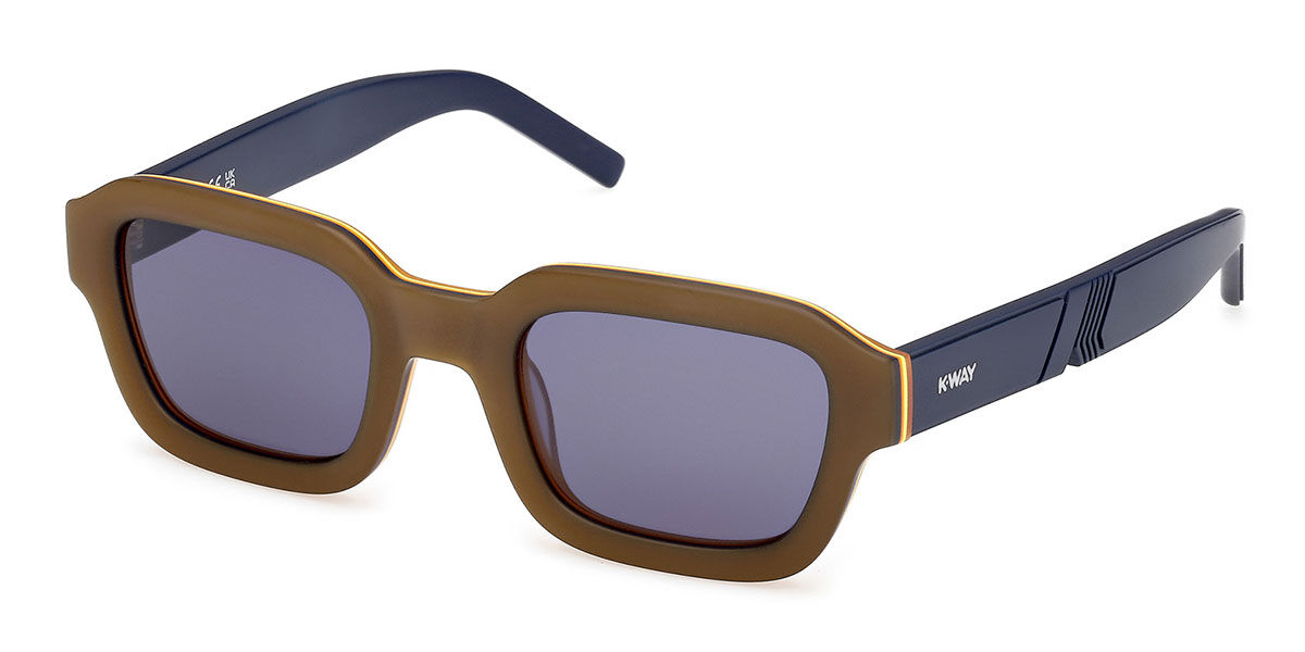 K-way Kw0002 41v Men's Sunglasses Brown Size 50