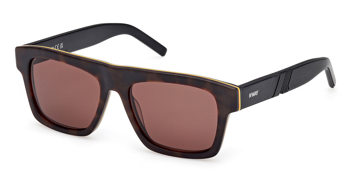 K-way Kw0003 56e Men's Sunglasses Tortoiseshell Size 53