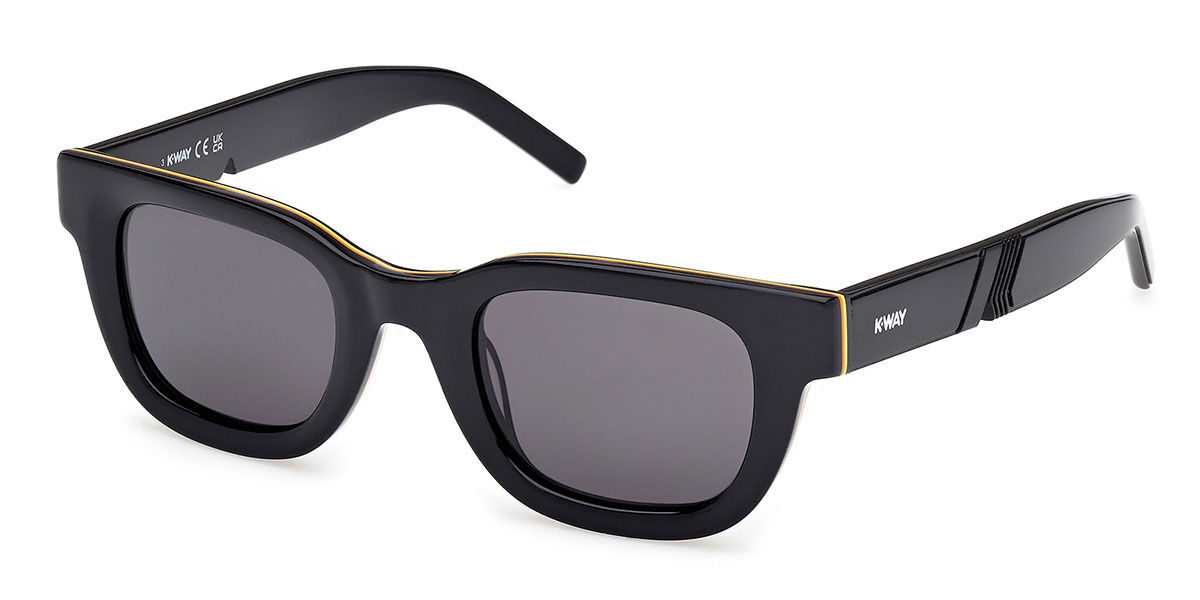 K-way Kw0004 01a Men's Sunglasses Black Size 48