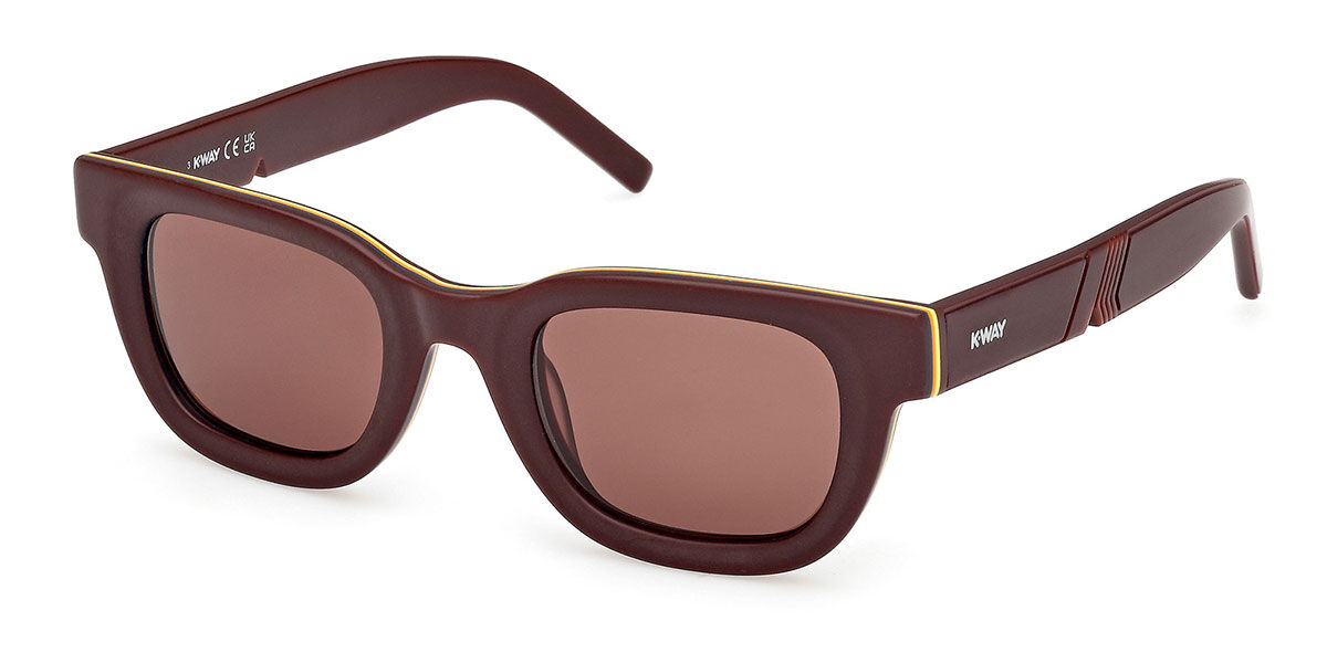 K-way Kw0004 70e Men's Sunglasses Burgundy Size 48