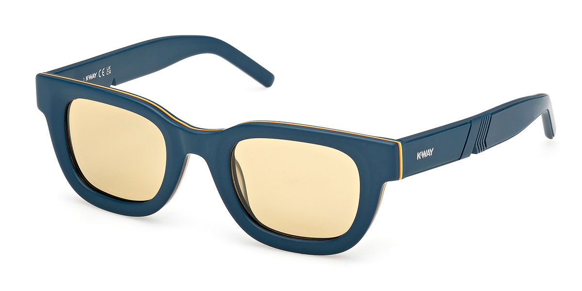 K-way Kw0004 88j Men's Sunglasses Blue Size 48