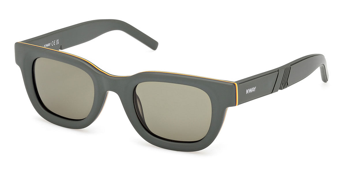 K-way Kw0004 97n Men's Sunglasses Green Size 48