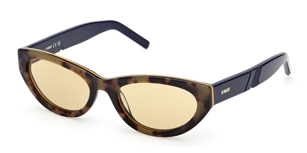 K-way Kw0005 56j Women's Sunglasses Tortoiseshell Size 54