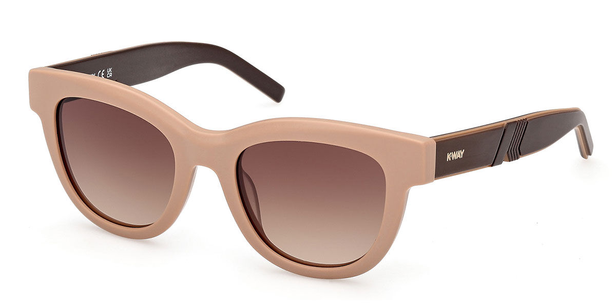 K-way Kw0006 58f Women's Sunglasses Brown Size 50