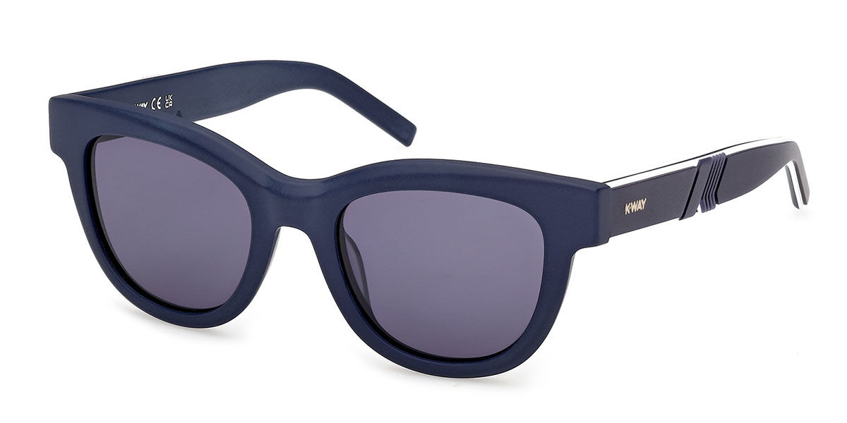 K-way Kw0006 91v Women's Sunglasses Blue Size 50