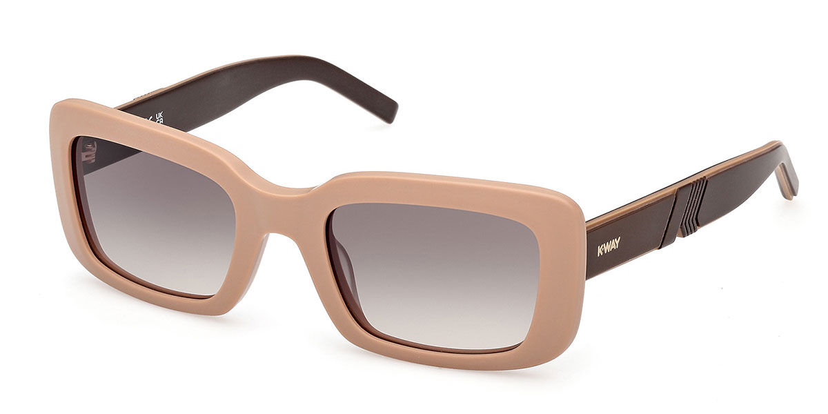 K-way Kw0007 58f Women's Sunglasses Brown Size 53
