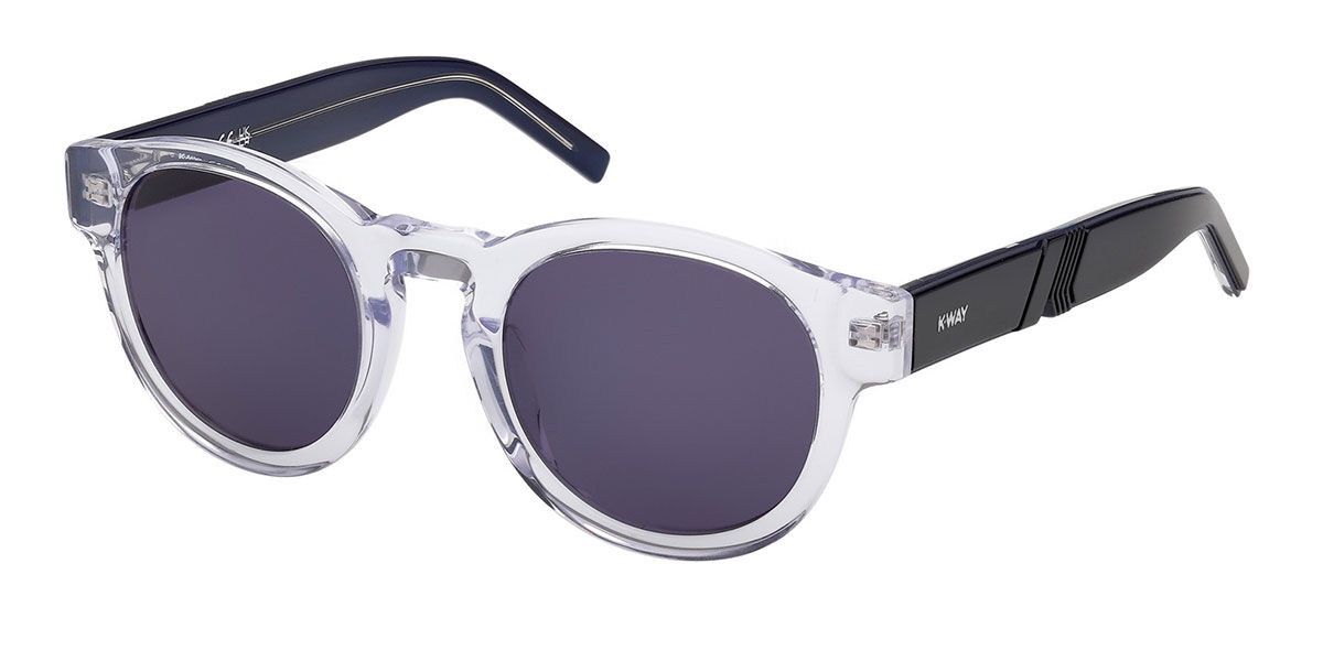 K-way Kw0008 26v Men's Sunglasses Clear Size 50 In Transparent