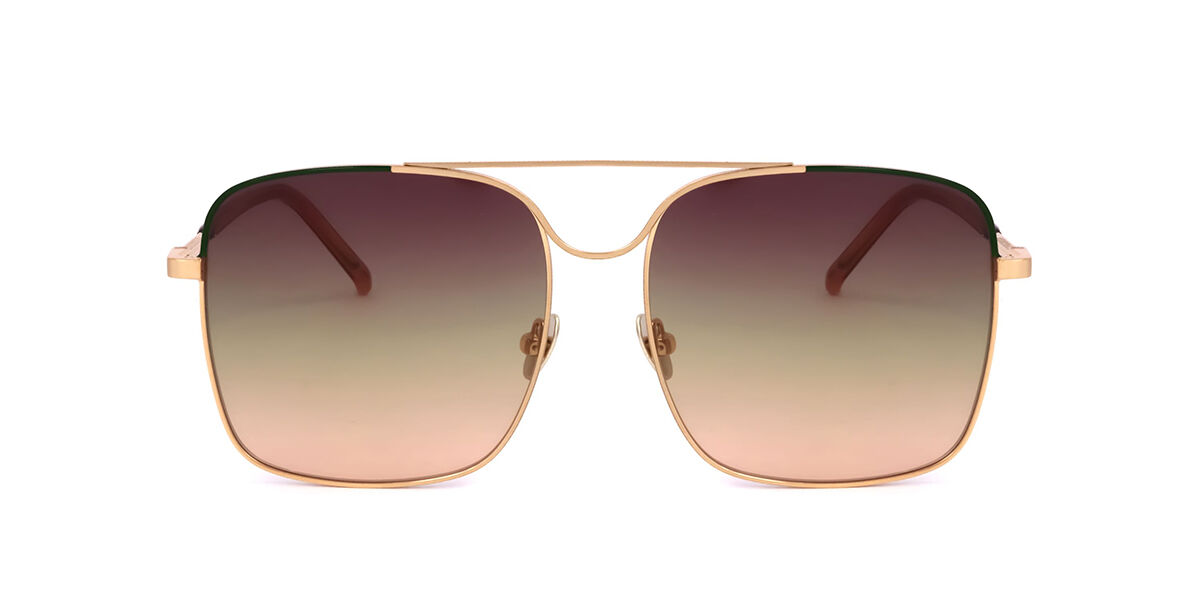 Scotch & Soda Brown Acetate Sunglasses