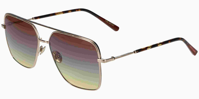 Scotch & Soda Elegant Gold Sunglasses Buy SCOTCH & SODA - Unisex Rounded Hexagonal Sunglasses  main image 4